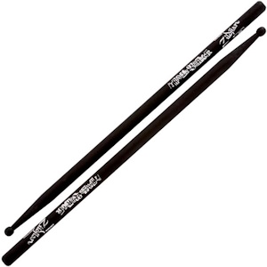 Zildjian Travis Barker Artist Series Wood-Tip Drumsticks - Pair Black