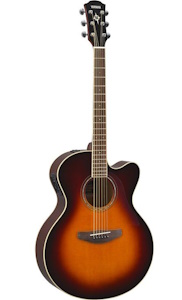Yamaha CPX600 Medium Jumbo Acoustic-Electric Guitar Old Violin Sunburst