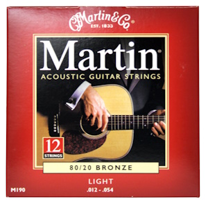 Martin M190 12 String Set Light