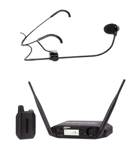 Shure GLXD14+ Digital Wireless Headset System w/ Crown AKG CM311 Mic - Combo