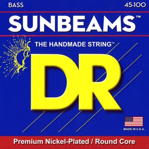 DR Sunbeam Nickel Plated Round Core Bass 45-100 