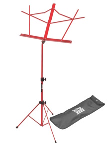 OnStage SM7122PKB  Music Stand - Red