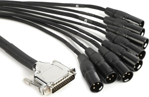 Premier DB25 to XLR-M Cable - 6 Ft