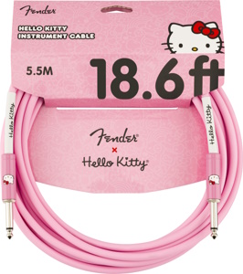 Fender Hello Kitty Pink Guitar Cable 18.6ft