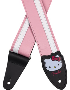 Fender Hello Kitty Leather Strap Pink