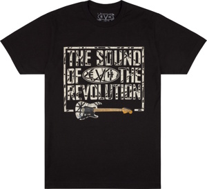 EVH Eddie Van Halen Guitar Revolution T-Shirt, Black LARGE