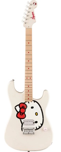 Squier x LTD Hello Kitty Stratocaster - White