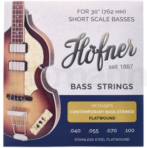 Hofner Contemporary Flatwound Short Scale Bass Strings 40-100
