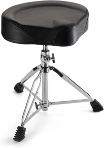 OnStage Heavy Duty Saddle Drum Throne 