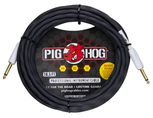 Pig hog Hex Series Silent Cable 18.6 ft Grey 