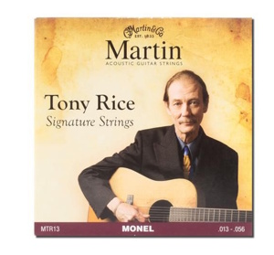Martin Retro Bluegrass Tony Rice Monel Acoustic Guitar Strings Med 13-56 