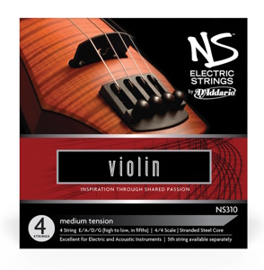 Daddario NS310 NS Electric Violin Strings Ball End 