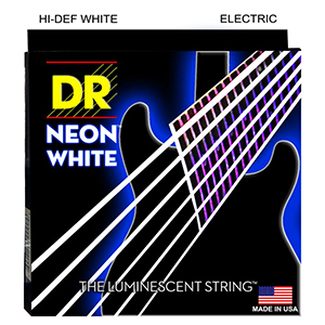 DR NWE-9 K3 NEON Hi-Def White Electric Strings