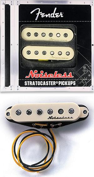 Strat® Noiseless Pickup Set Creme Color