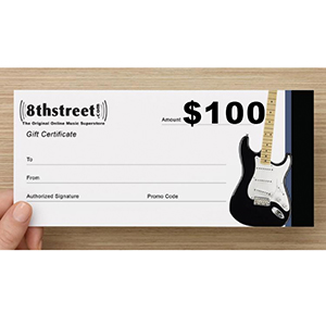 8th Street Music $100 Gift Certificate