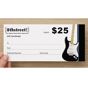 8th Street Music $25 Gift Certificate