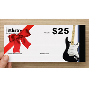 8th Street Music $25 Gift Certificate