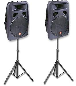 Street Music JBL EON15 G2 pair Speaker Stands