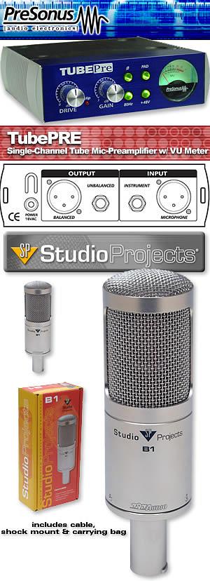 Presonus TubePre & Studio Projects B1 Mic Bundle 