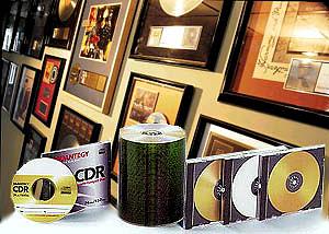 Single Blank CDR Disc