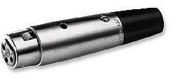 A3F XLR Female Cord Plug